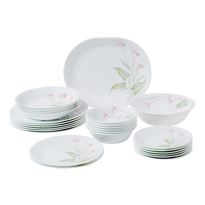 Corelle 26pc Dinner Set Lilyville Shopee Singapore