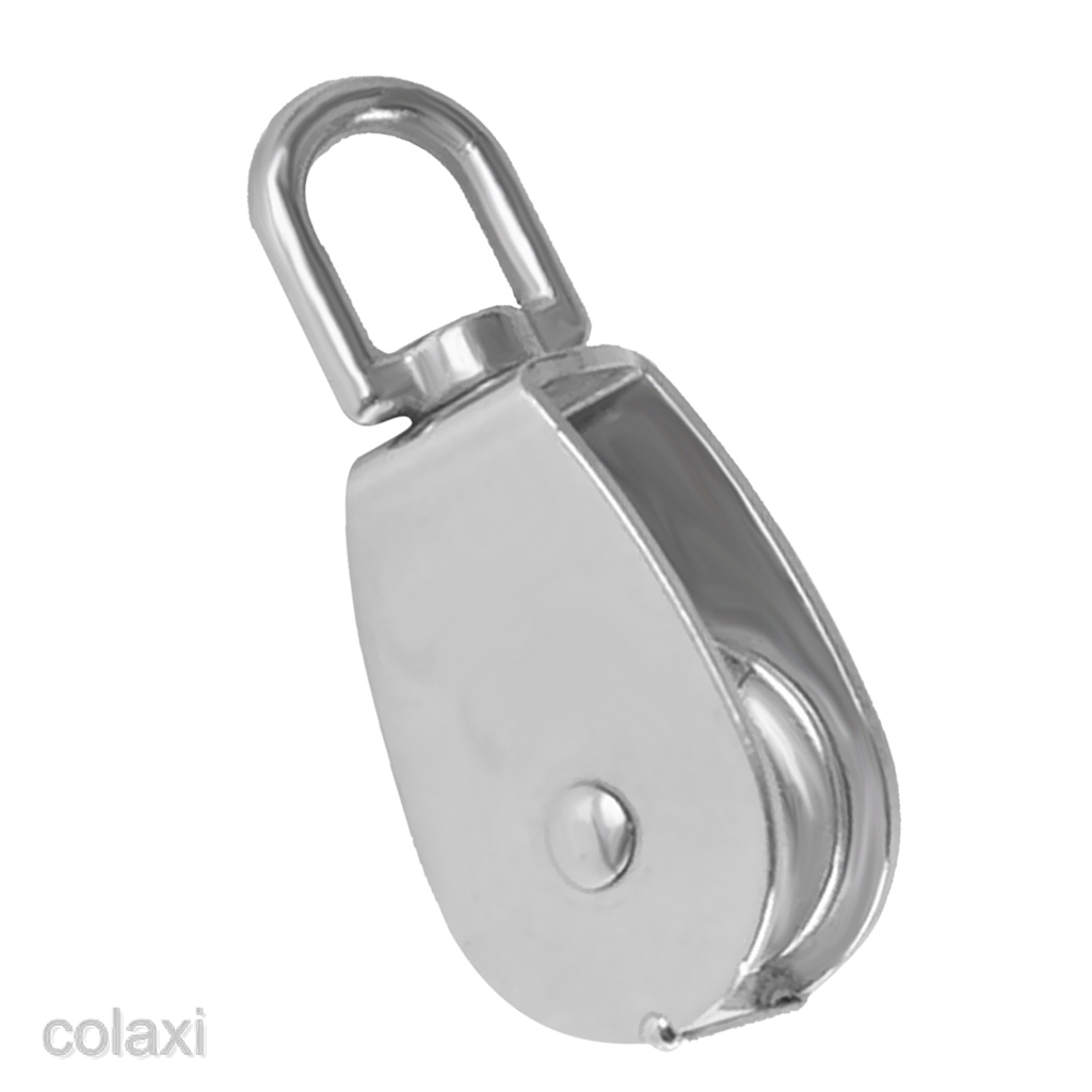 Stainless Steel Single Pulley Block Tackle Pulley Roller Wire Rope