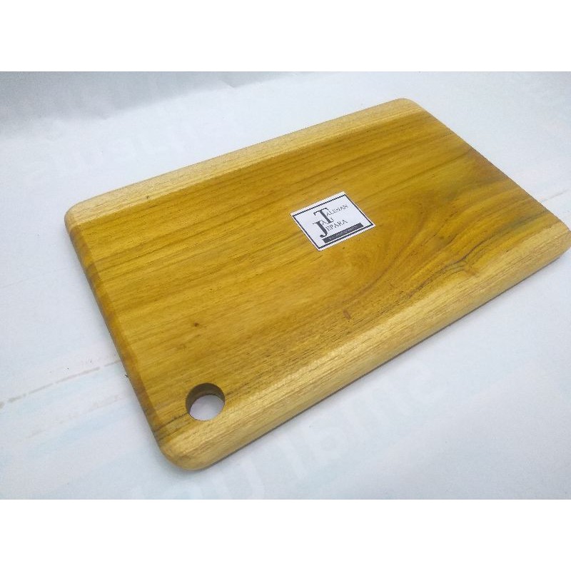 Rectangular Teak Wood Cutting Board Shopee Singapore