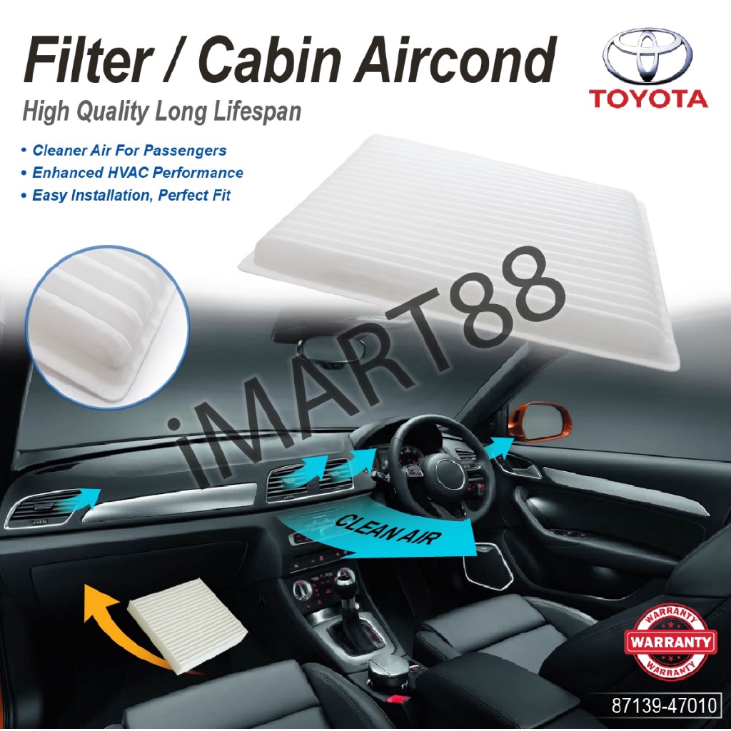 Cabin Air Filter Toyota Camry cabin