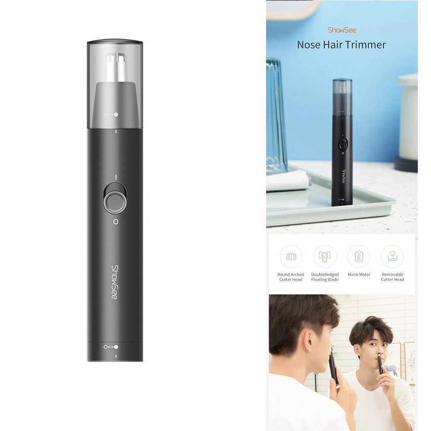 NEW Mijia Portable Showsee Electric Mini Nose Hair Trimmer Nose Hair