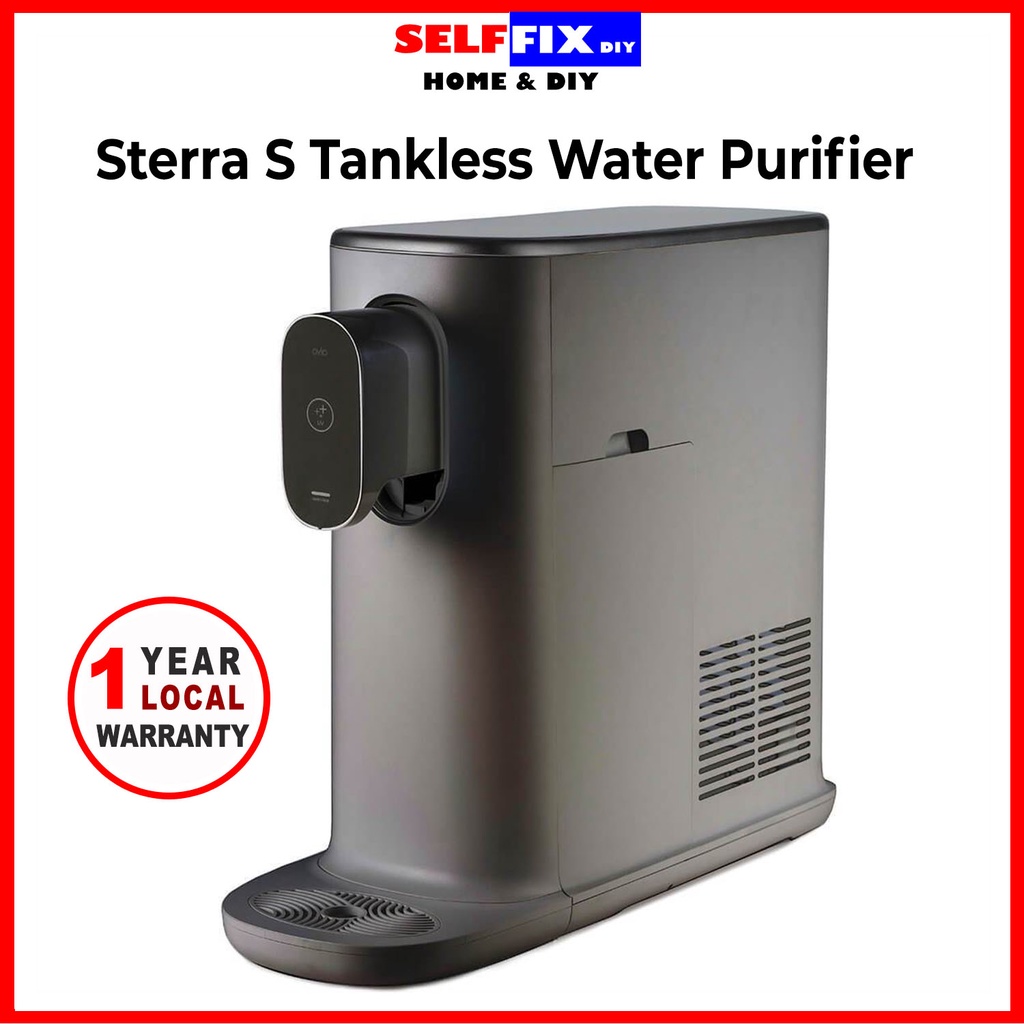 Sterra S™ Tankless Water Purifier (Platinum White / Chromium Grey