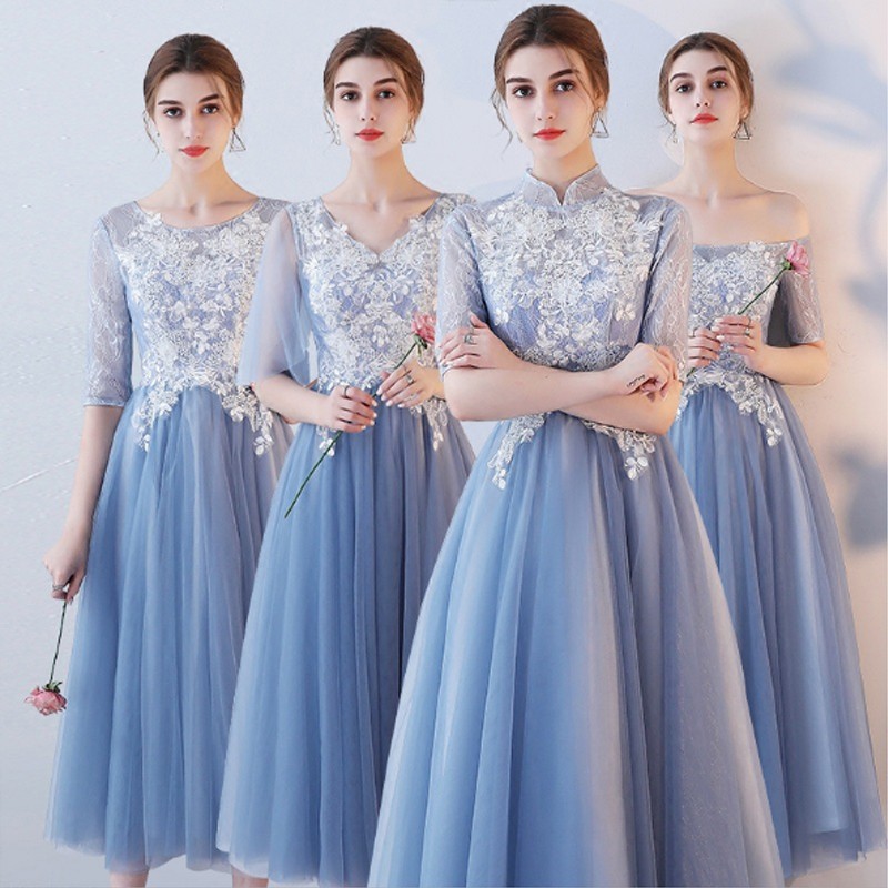 Formal Elegant Women Dresses Lace Wedding Party Dinner Maxi Dress