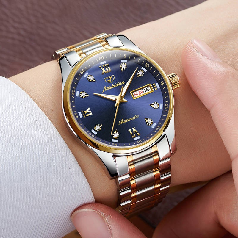 Jam tangan Swiss brand Jin Shidun watch male automatic mechanical watch