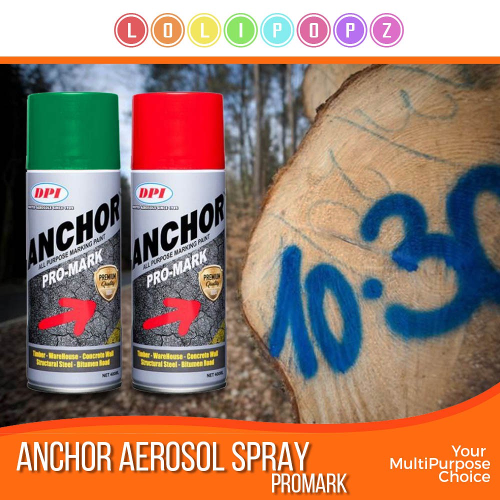 DPI Anchor Aerosol Spray Paint ProMark Shopee Singapore