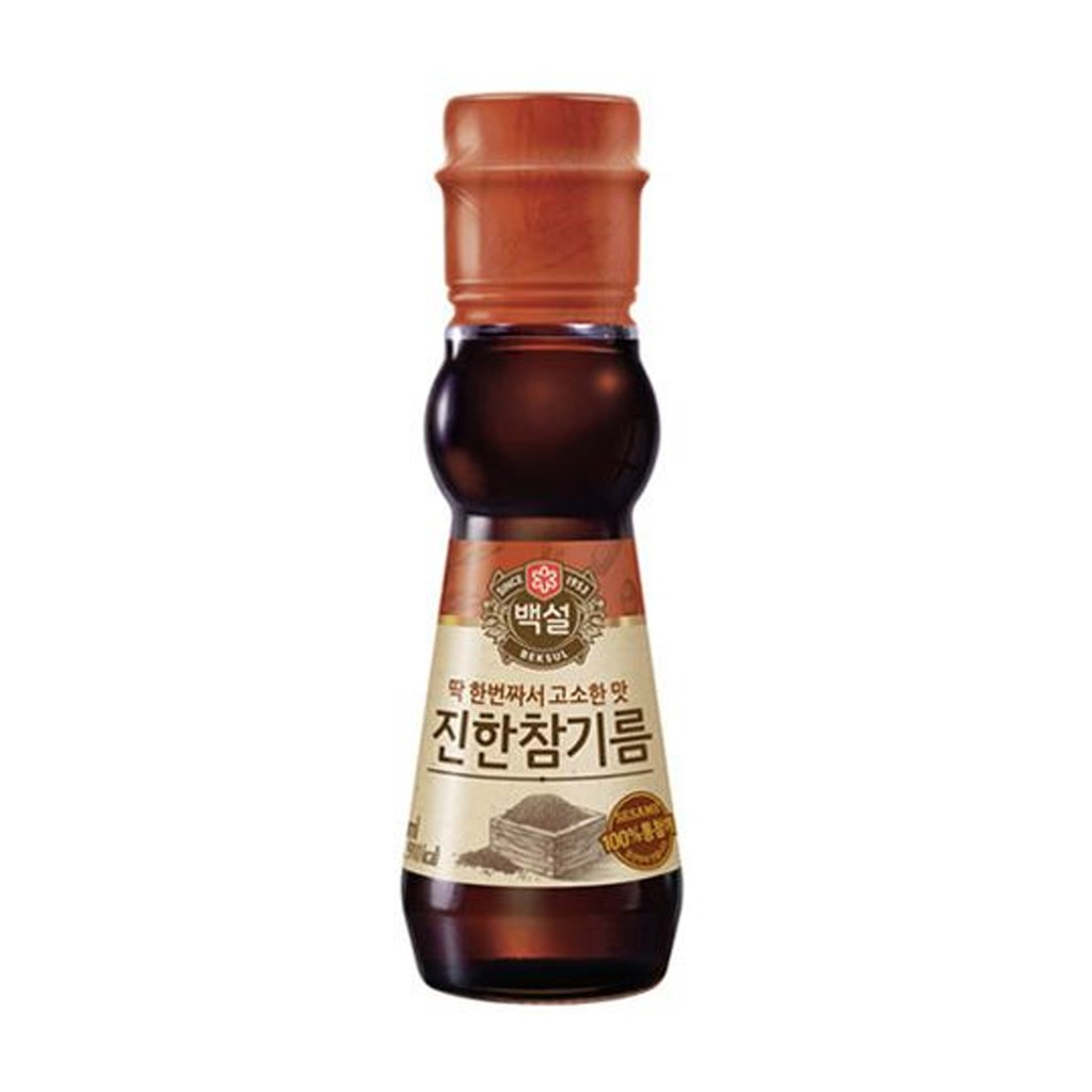 CJ Beksul Sesame Oil 110ML [Korean] Shopee Singapore
