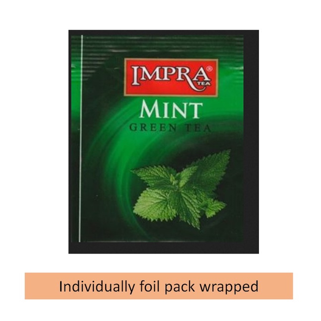 Impra Tea Individually FoilEnveloped Tea Bags (Mint/Masala Chai/Earl Grey/English Breakfast