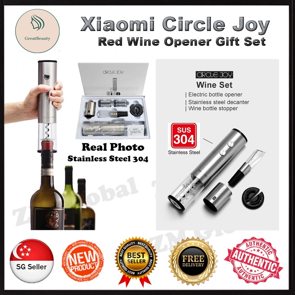 Xiaomi Circle Joy Electric Bottle Opener 4in1 Gift Box Set 304