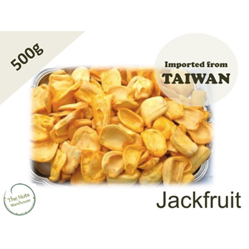 Crispy Jackfruit Chips from Taiwan 500g or 250g Shopee Singapore