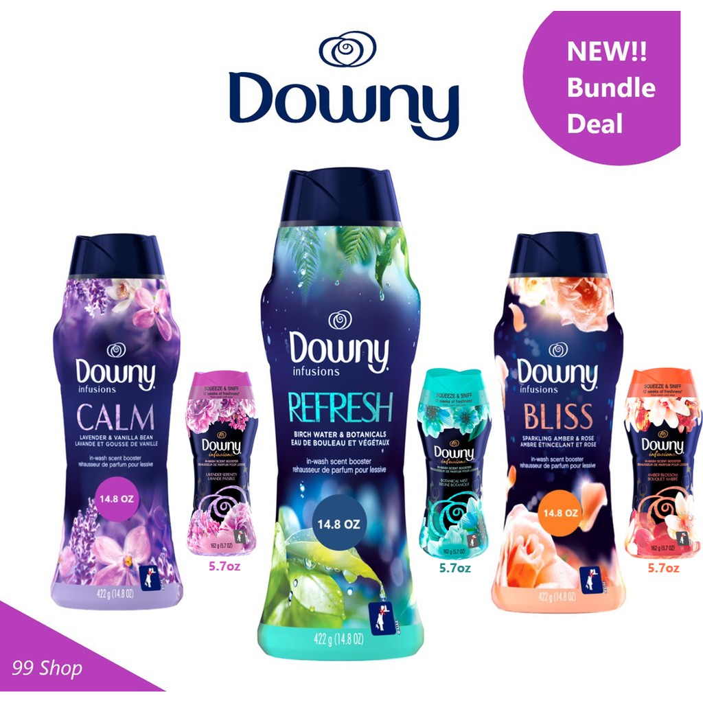 Downy Infusions Beads InWash Scent Booster 422g (14.8oz) or 162g (5