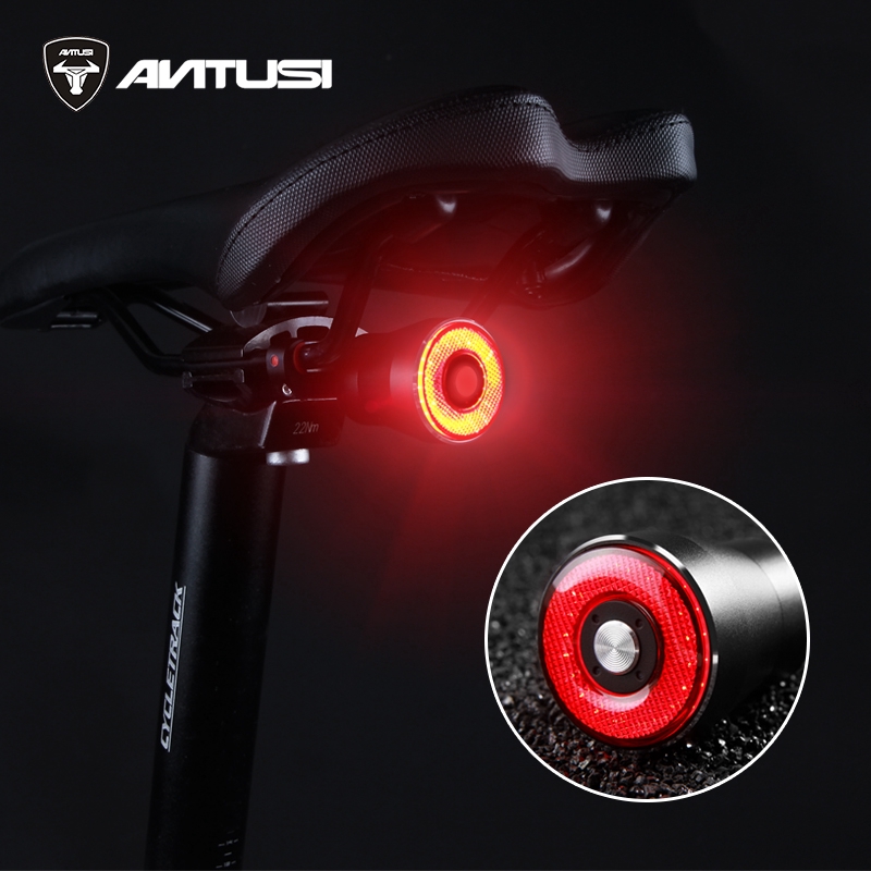 ANTUSI Q5 Bicycle Rear Light Road Bike Automatic Brake Induction