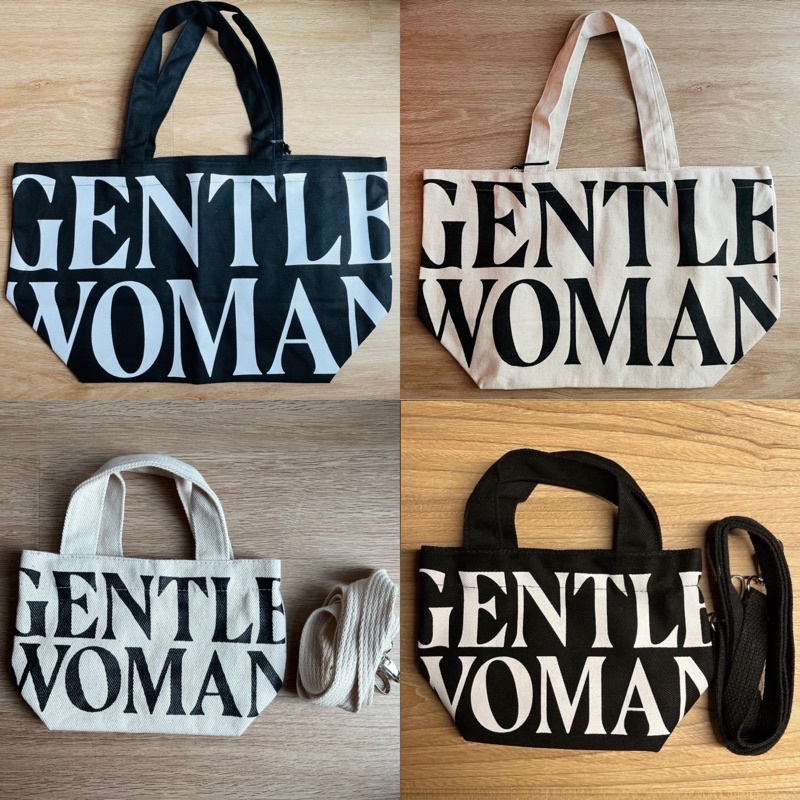 🇸🇬 Gentlewoman Canvas Tote Bag (Micro & Big) Shopee Singapore
