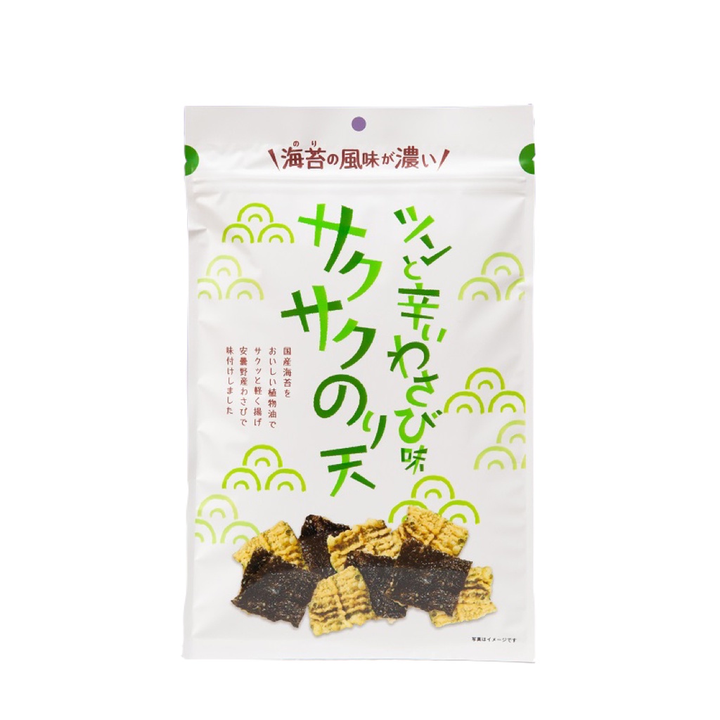 Seaweed fried tempura Wasabi flavor 70g [MARUKA Official Direct from