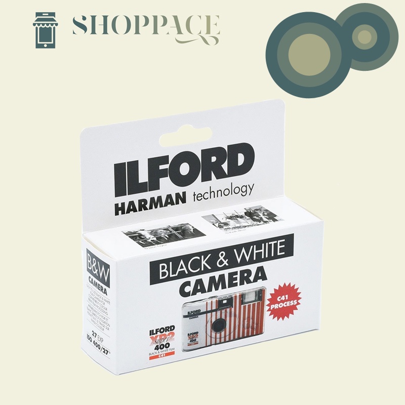 Ilford XP2 Super Single Use disposable Camera with 27 Exposures