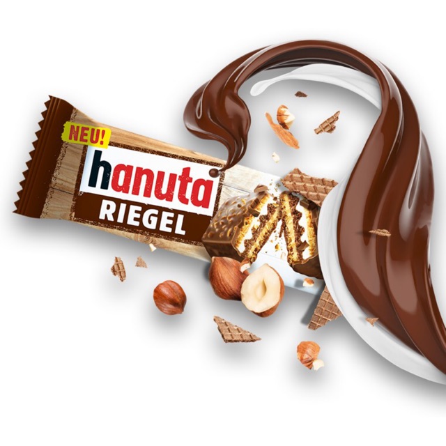 Ferrero Hanuta Riegel Unit German Chocolate Wafers FERRERO HANUTA