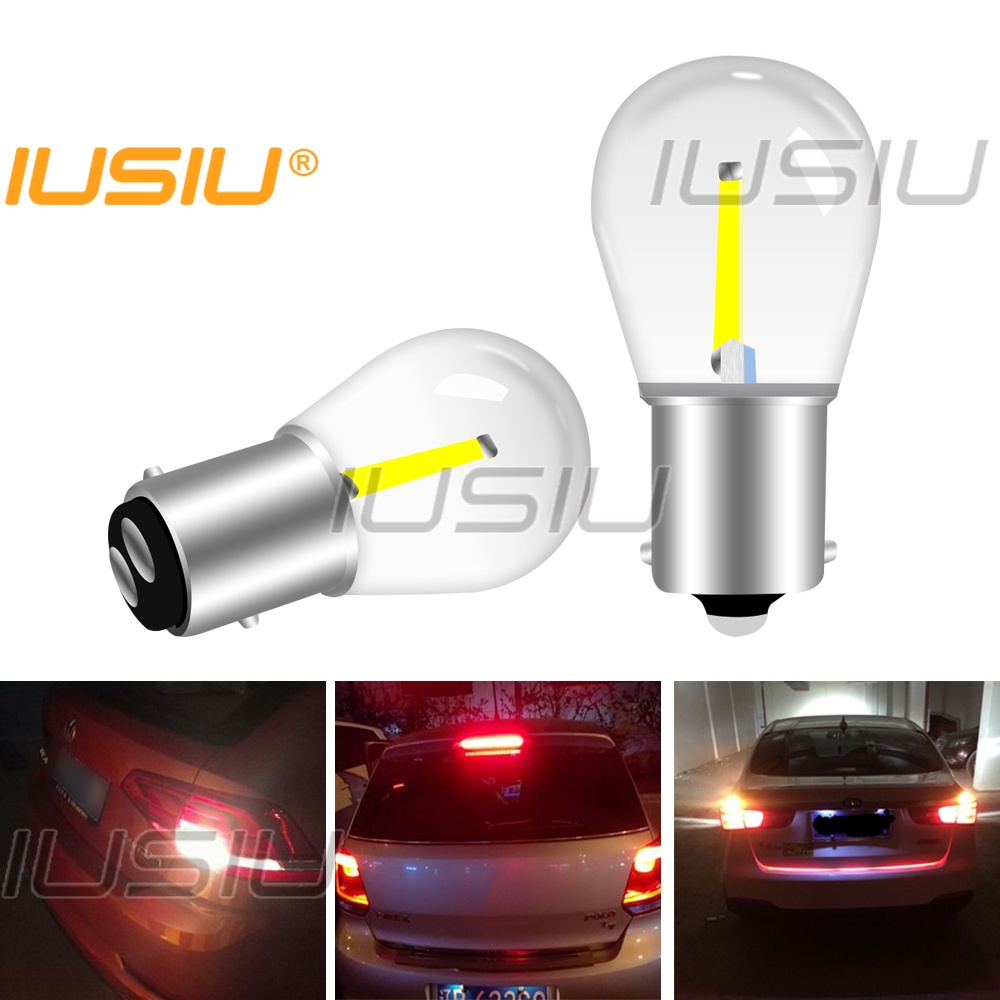 IUSIU Highlight 1157 LED Brake Light 1156 Reversing Light P21W BA15S