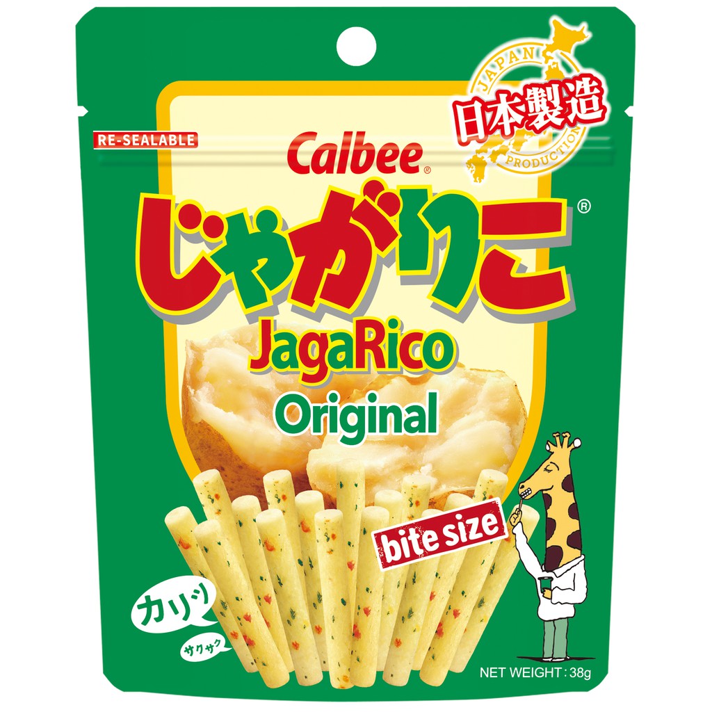 Calbee JagaRico Potato Sticks (Original), 38g [Japanese] Bubble Store