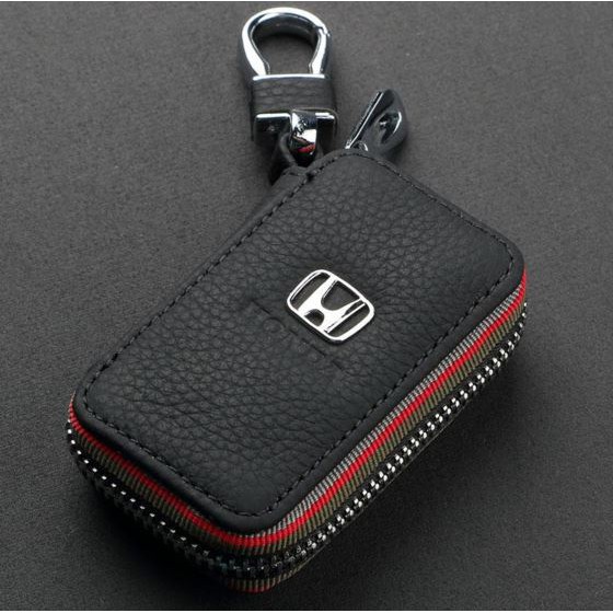 Honda Car Key Pouch / Key Chain / Key Holder Genuine Leather (Type C