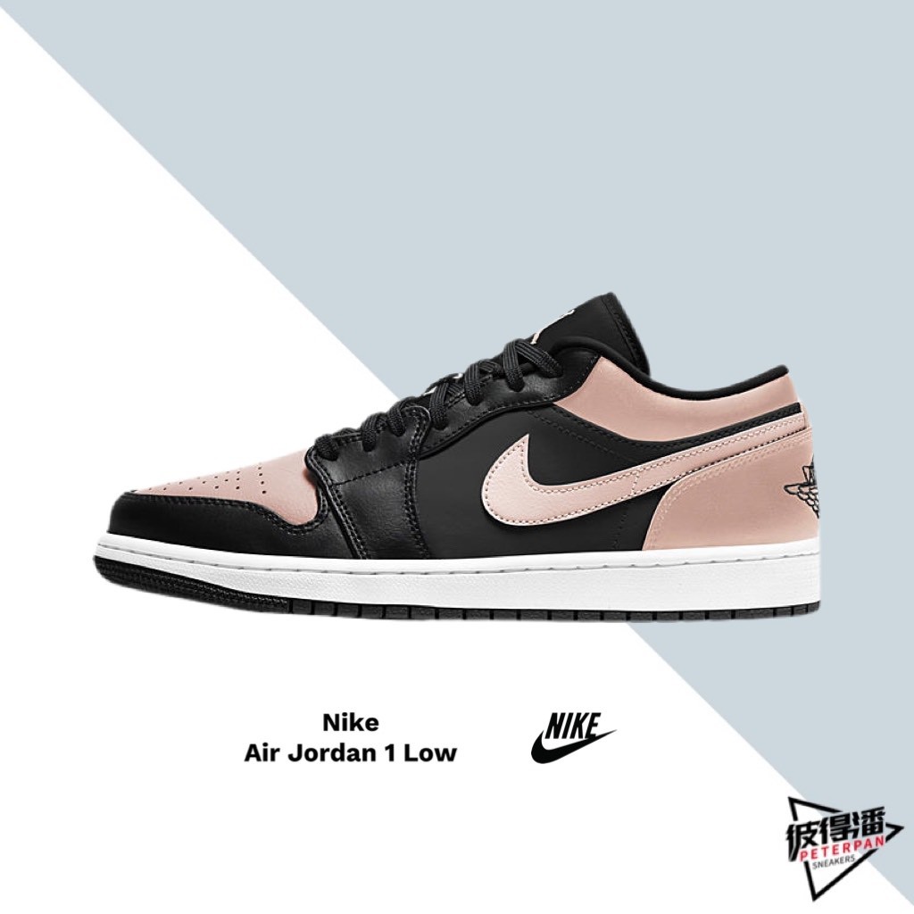 NIKE AIR JORDAN 1 LOW Black Pink Sakuragi Flower Road Basketball Men