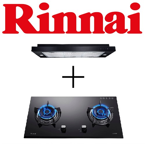 RINNAI RHS329PBR 90CM SLIMLINE HOOD WITH TOUCH CONTROL + RINNAI RB