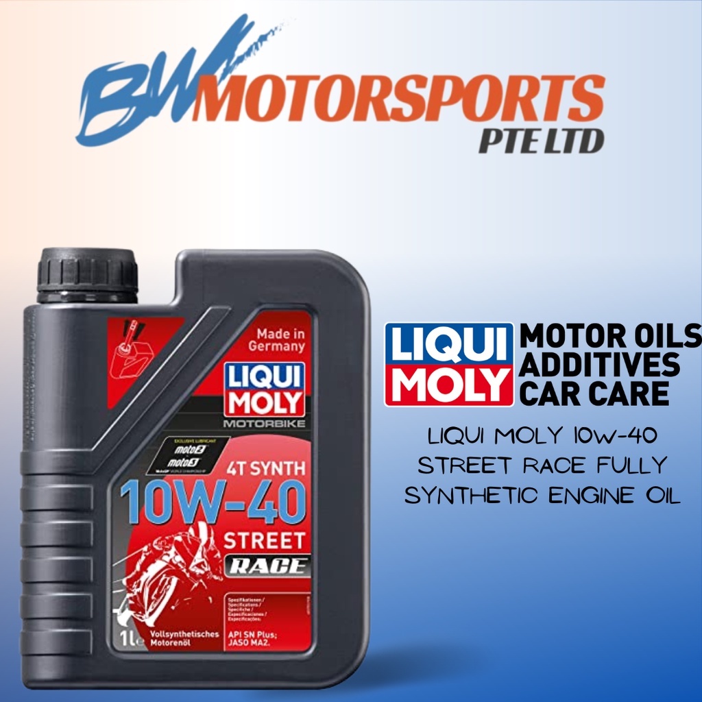 Liqui Moly 10W40 Street Race Fully Synthetic Engine Oil (1 Litre