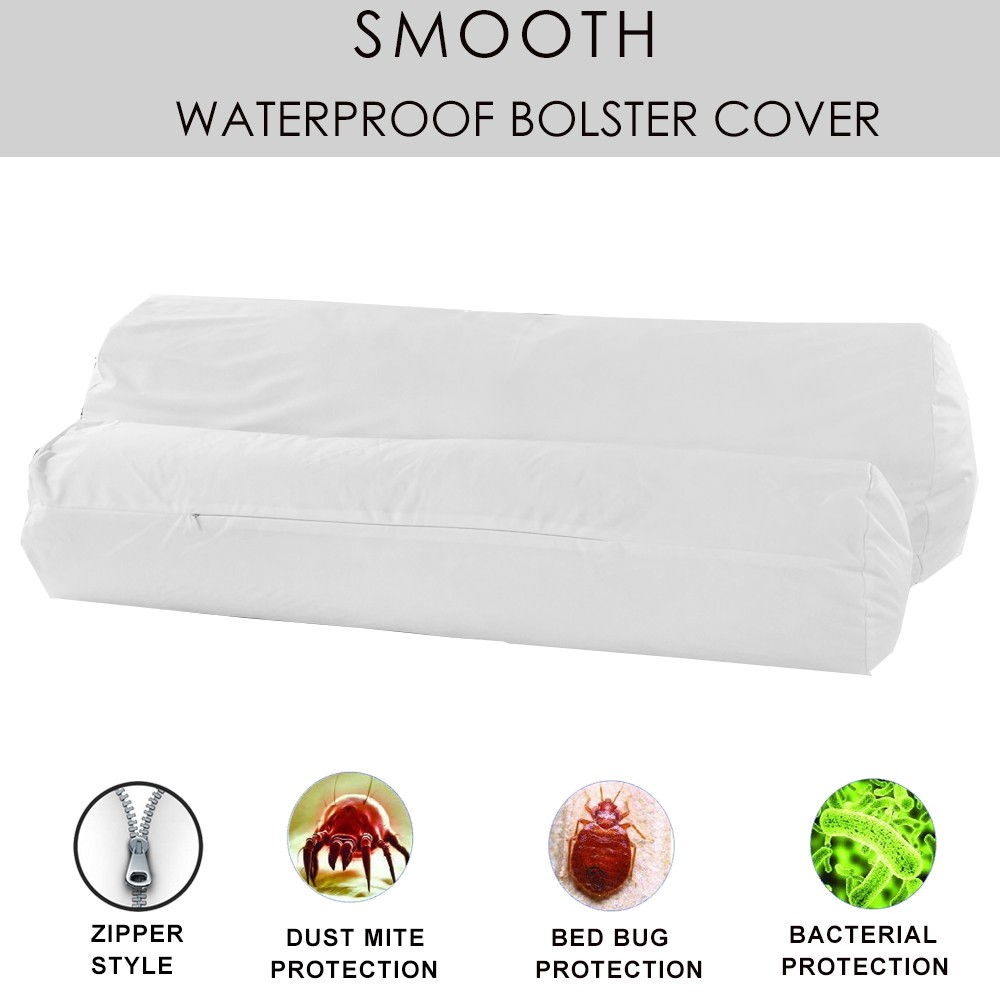 Waterproof Bolster Cover Zipper Pillow Case 1PC Bedbug Proof Hypoallergenic Shopee Singapore