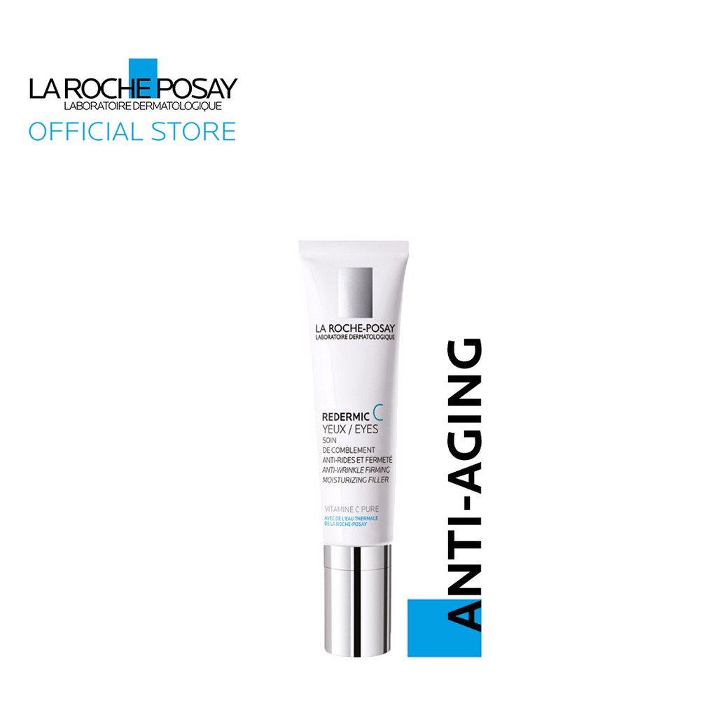 La RochePosay Redermic C Eye Cream 15ml [Antiaging] Shopee Singapore