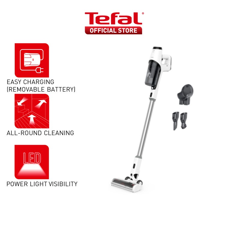 Tefal TY6935 Xpert 3.60 Handstick Vacuum Cleaner (White) Shopee
