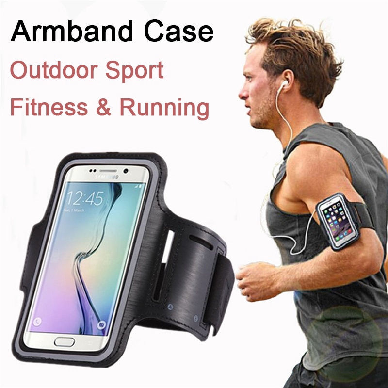 Outdoor Sports Phone Holder Armband Case Waterproof for 5.5"6.3' Gym