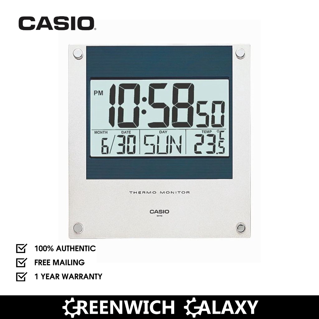 Casio Digital Wall Clock (ID112D) Shopee Singapore