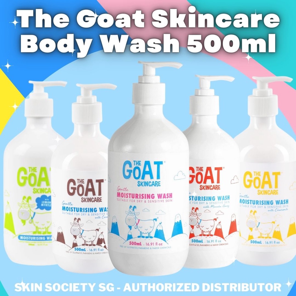 [Cyber Monday Promo] The Goat Skincare Body Wash 500ml [5 Types To