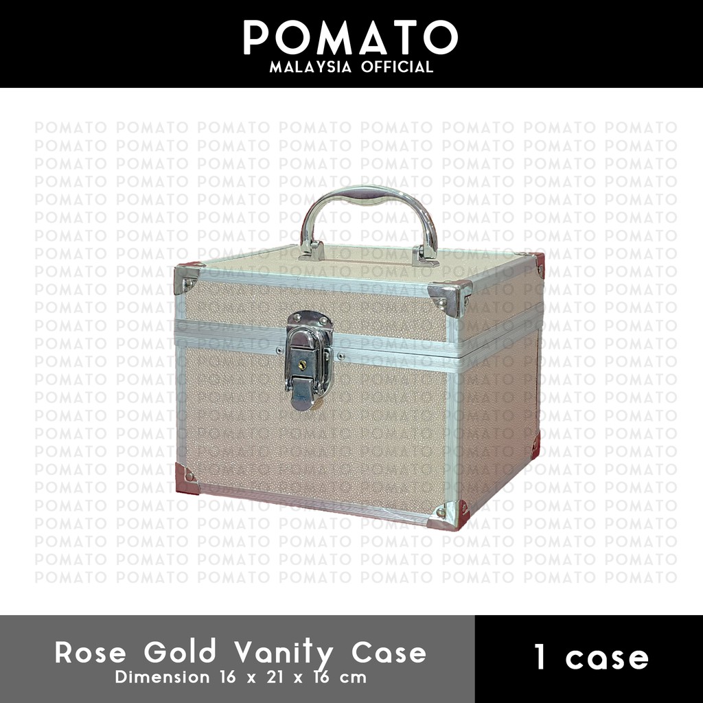Rose Gold Makeup Vanity Case Saubhaya Makeup