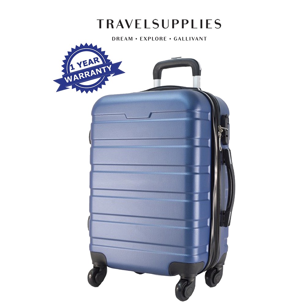 World Polo Lightweight Expandable Hard Suitcase Luggage Trolley Bag