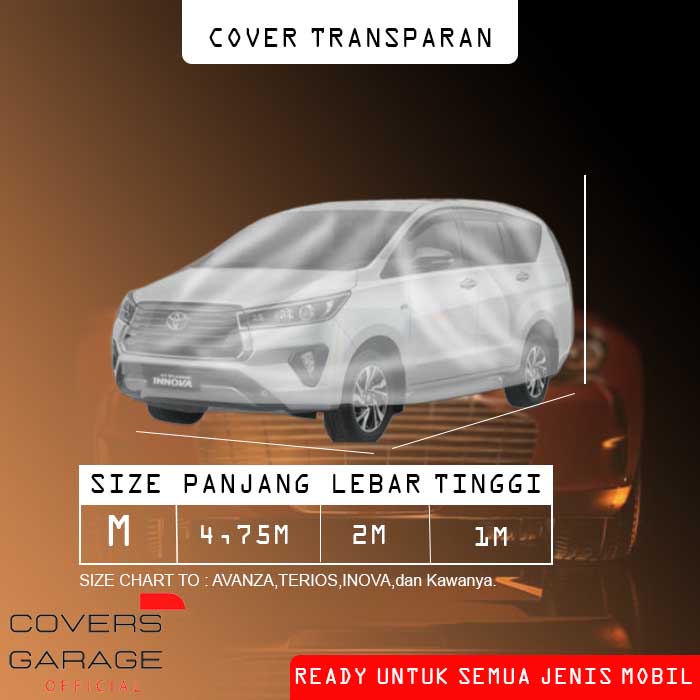 Car Cover / Car Cover Avanza, Xenia, Innova, HRV, BRV, Ertiga, Wuling