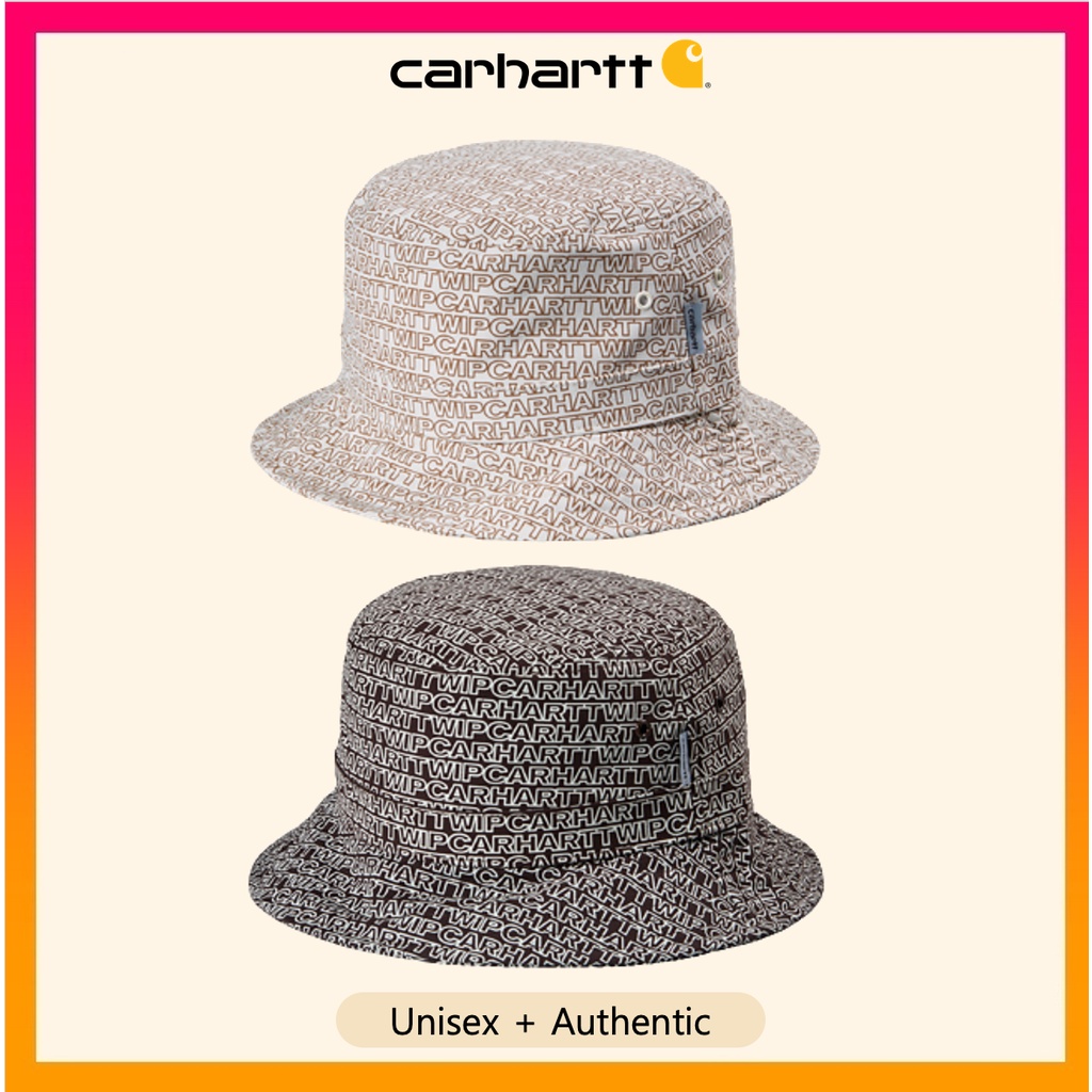 Carhartt Wip Unisex Typo Bucket Hat (2022 NEW) Shopee Singapore