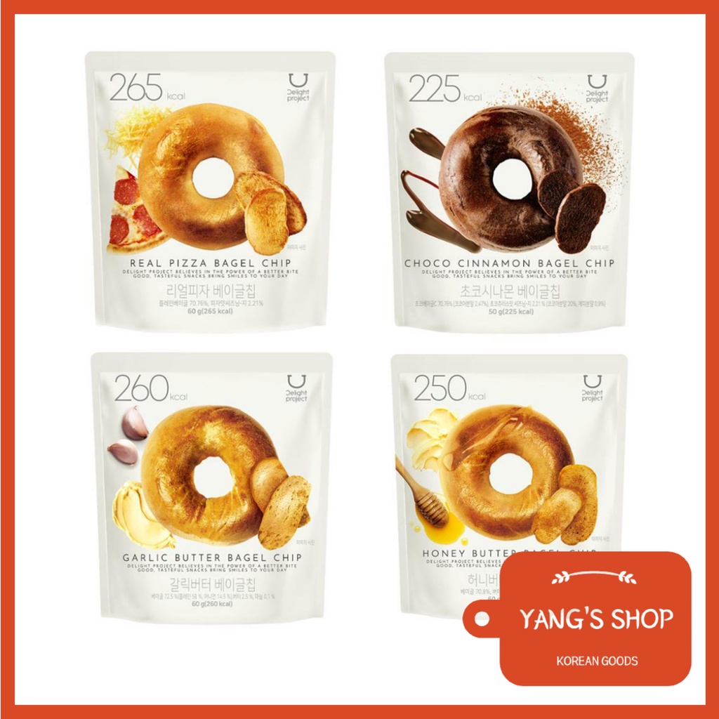 [Olive Young] Bagel Chips 60g (4 Flavor) / Garlic Butter / Honey Butter