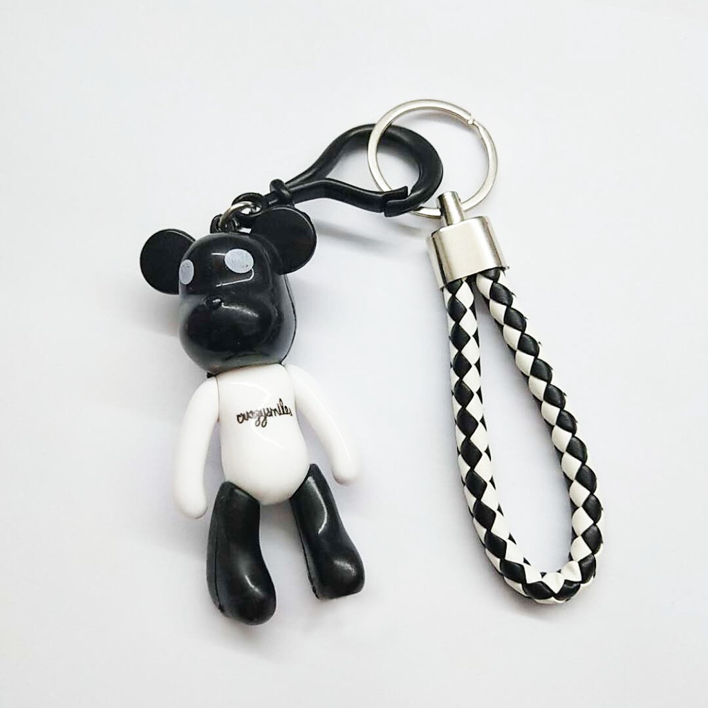 Cute Bear Keychain Cartoon Bag Accessories Fashion Key Holder Shopee