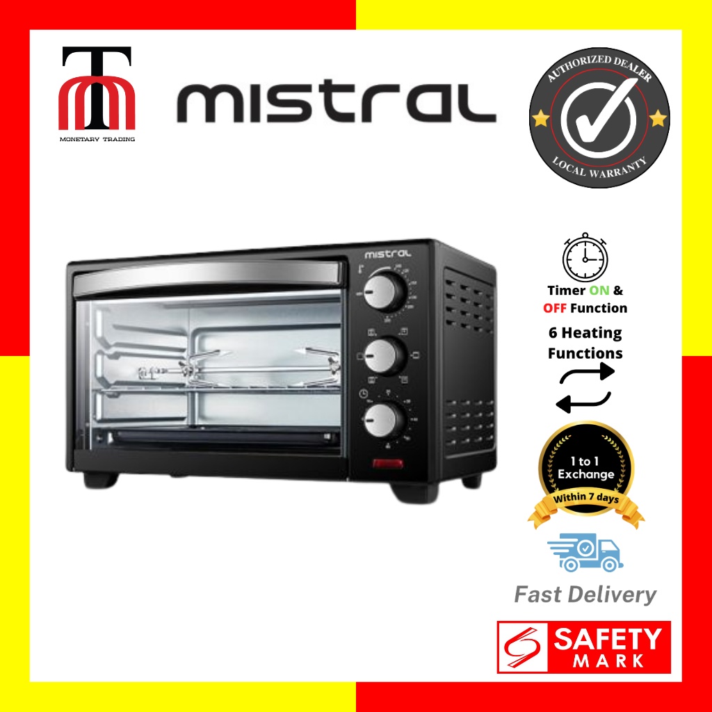 Mistral 35L Electric Oven, Basic + Rotisserie + Convection Function