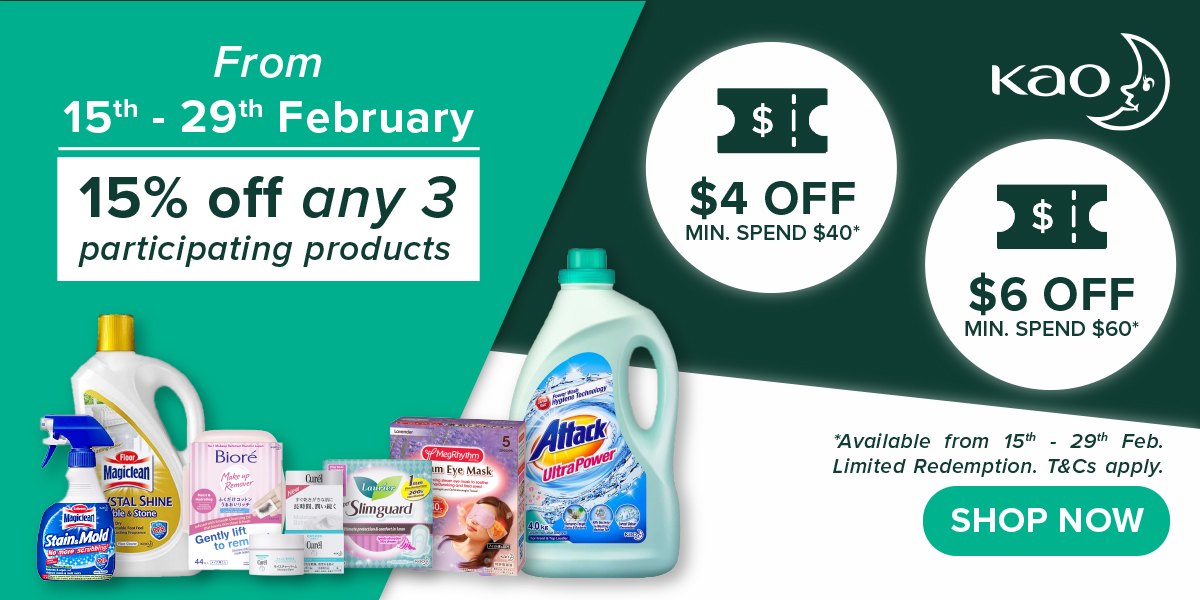 Kao Official Store, Online Shop Shopee Singapore