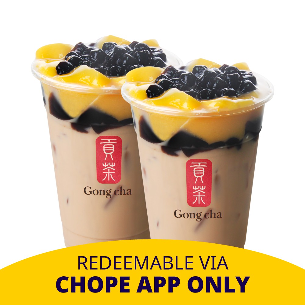 1 for 1 Earl Grey Milk Tea with 3J by Gong Cha Shopee Singapore