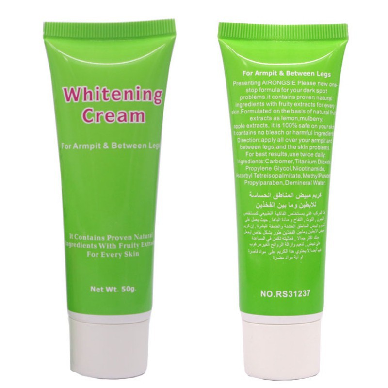 Whitening Bleaching Cream Safe Natural Ingredients Get Rid of Dark