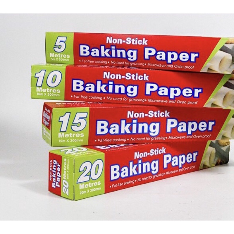 SG SELLER Baking paper non stick Parchment paper 5M 10M 20M Shopee