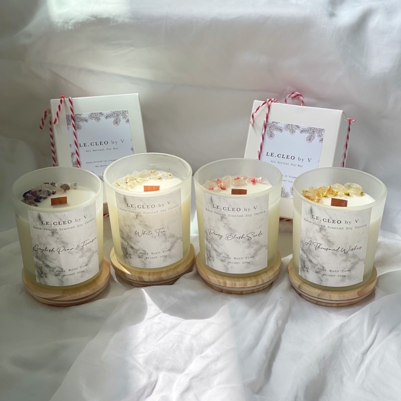 Scented Crystal Candle 200g Shopee Singapore