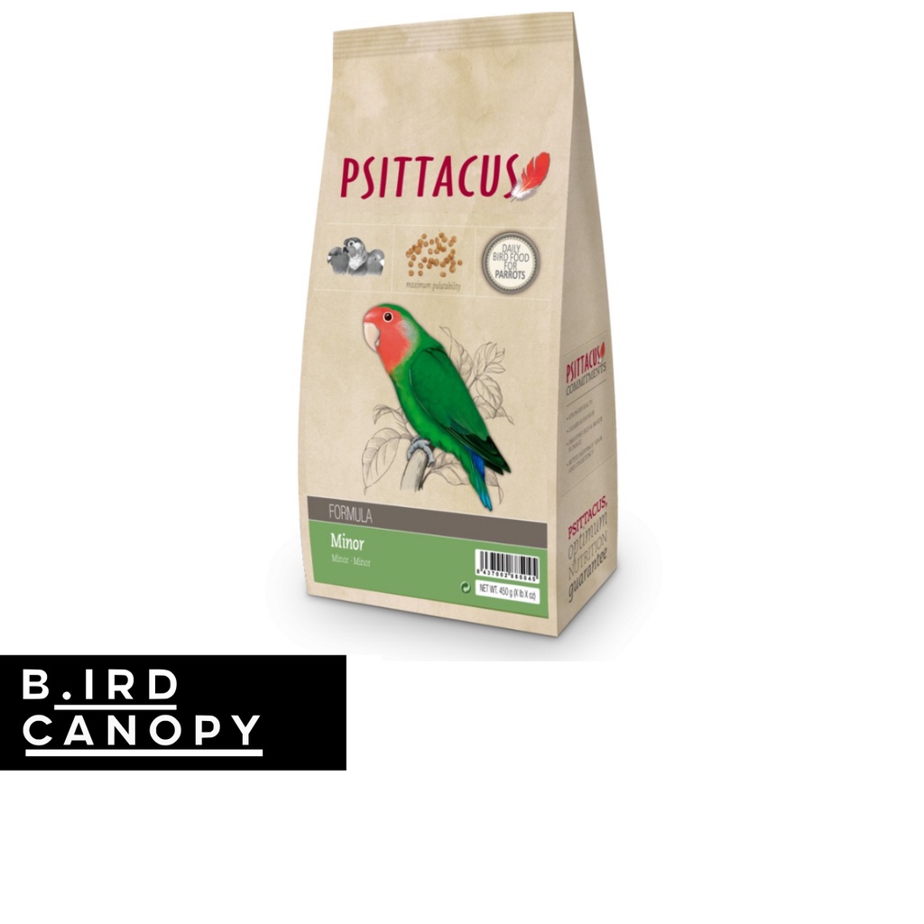 Psittacus Minor 450g Bird Food Pellets for small and mediumsized
