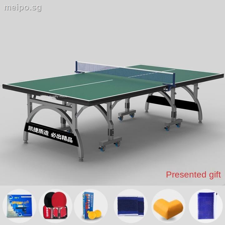 Foldable table tennis table adult indoor standard mobile table tennis