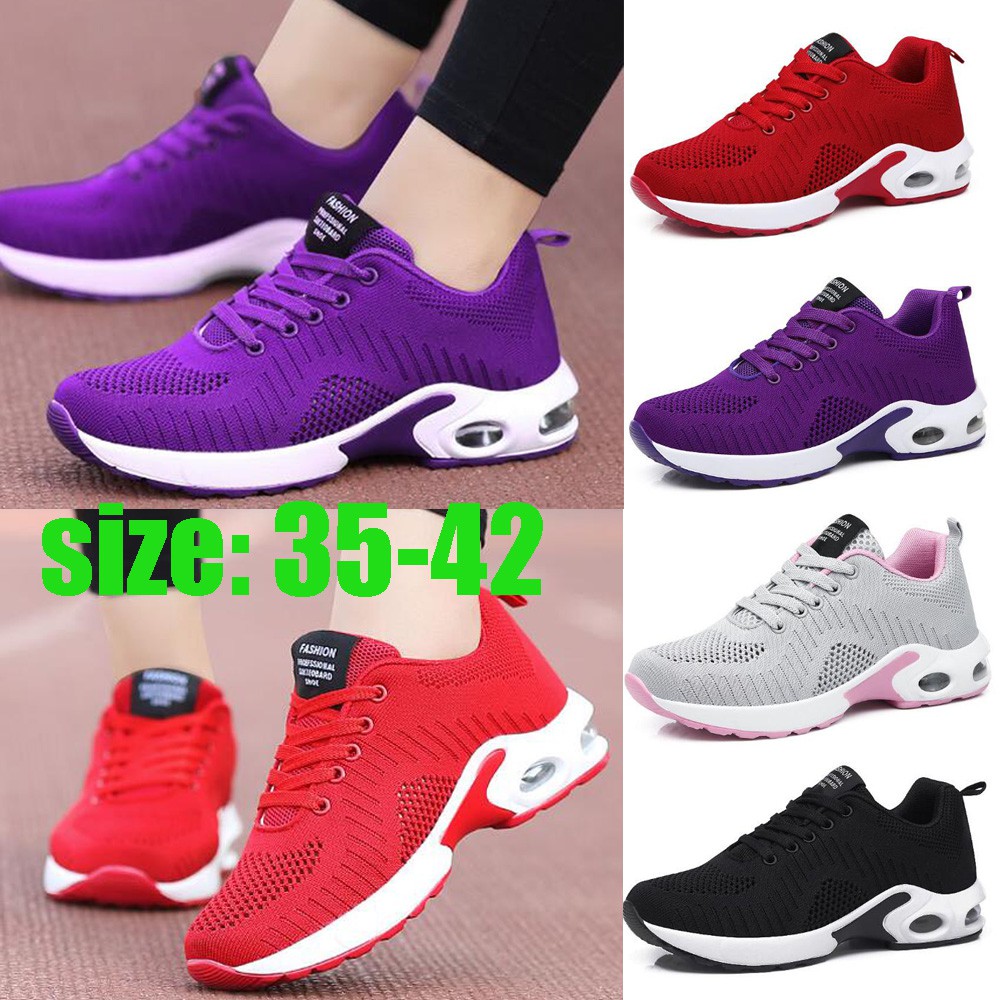 New women dance shoes lady summer tennis shoes running 3542 Shopee