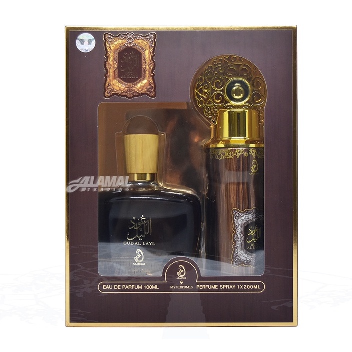 Oud Al Layl Perfume 100ml Perfume & 200 ML Body Spray UNISEX Shopee