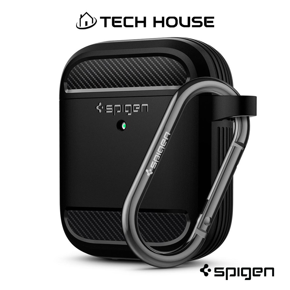 Spigen Airpods 2nd Gen / 1st Gen Case Rugged Armor With Drop Protection and Inspired By Car