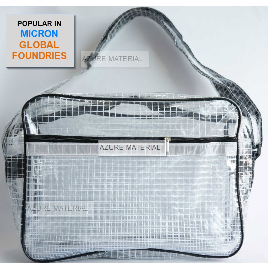 40cm (15.7") Cleanroom Bag Transparent Anti static Sling Bag Double