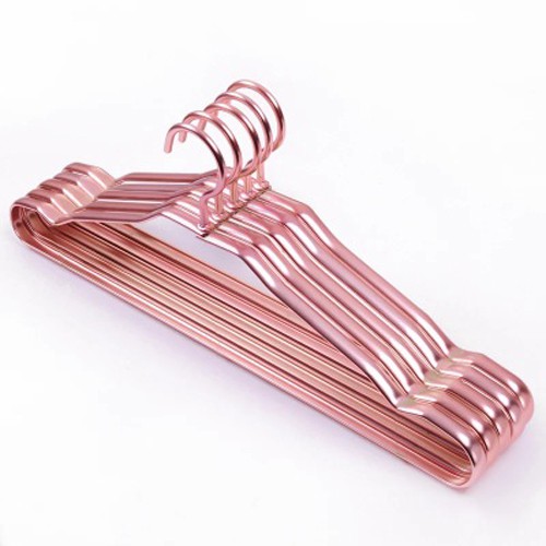 SET OF 3 METALLIC ROSE GOLD HANGERS (ADULT) Shopee Singapore